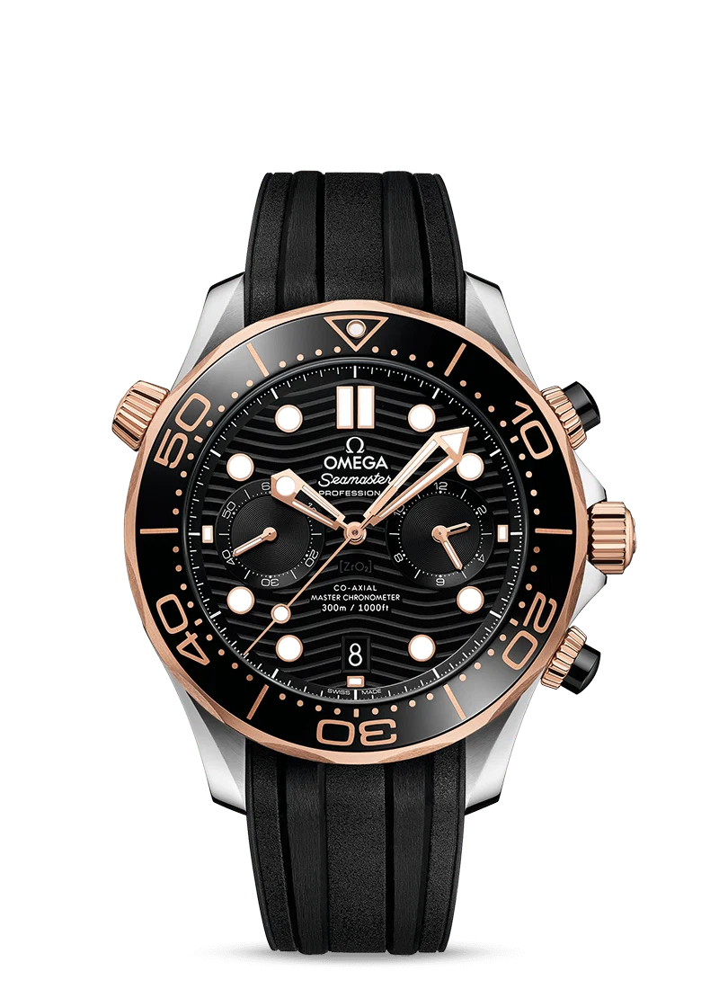 Seamaster Steel Sedna Gold Chronograph Watch 210.22.44.51.01.001