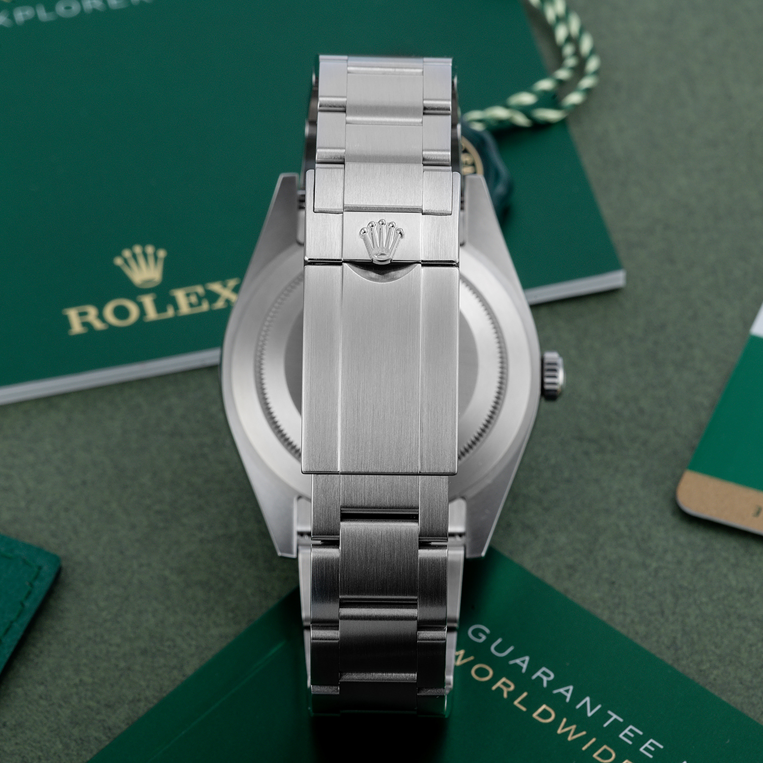 Rolex Explorer I MKII Stainless Steel Black Arabic Index 39mm 214270-0003 Unworn