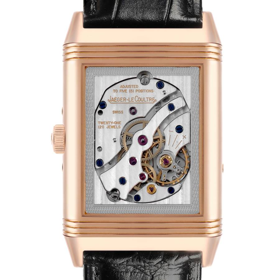 Jaeger LeCoultre Grande Reverso Calendar Rose Gold Mens Watch 273.2.84 Q3752520