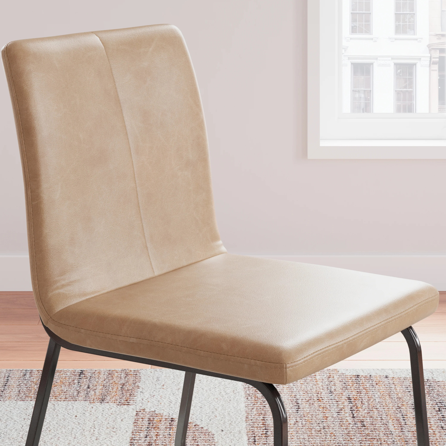 Modern Industrial Dining Chair Set of 4