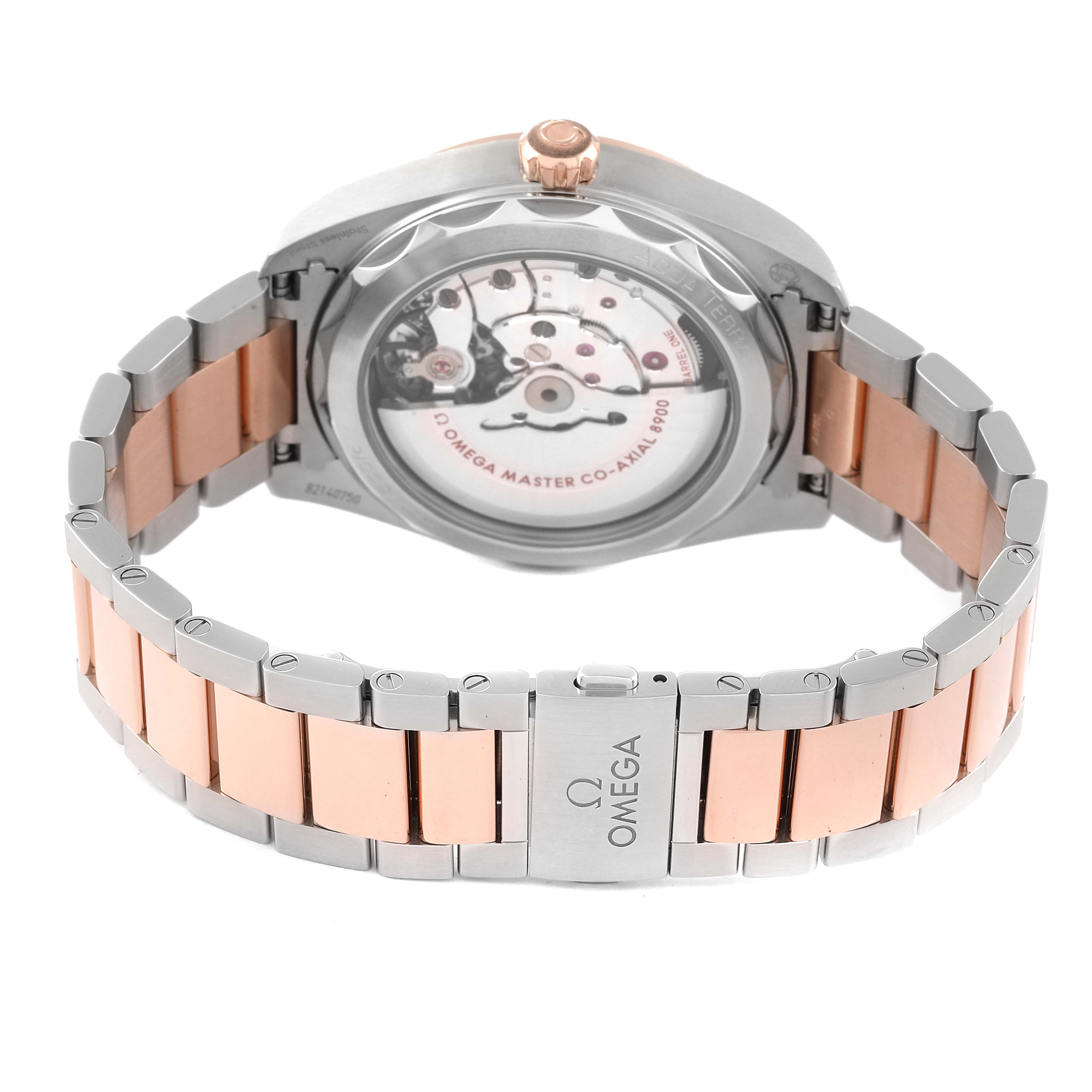 Omega Aqua Terra 41 Steel Rose Gold Mens Watch 41.0 MM 220.20.41.21.02.001