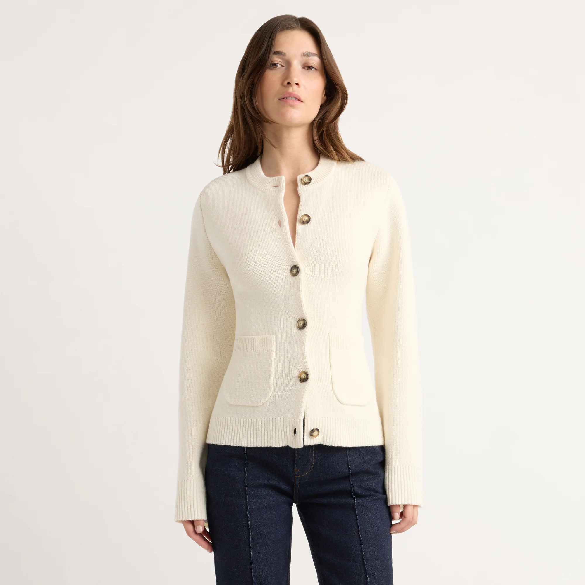 Eames Organic Cotton-Wool Cardigan