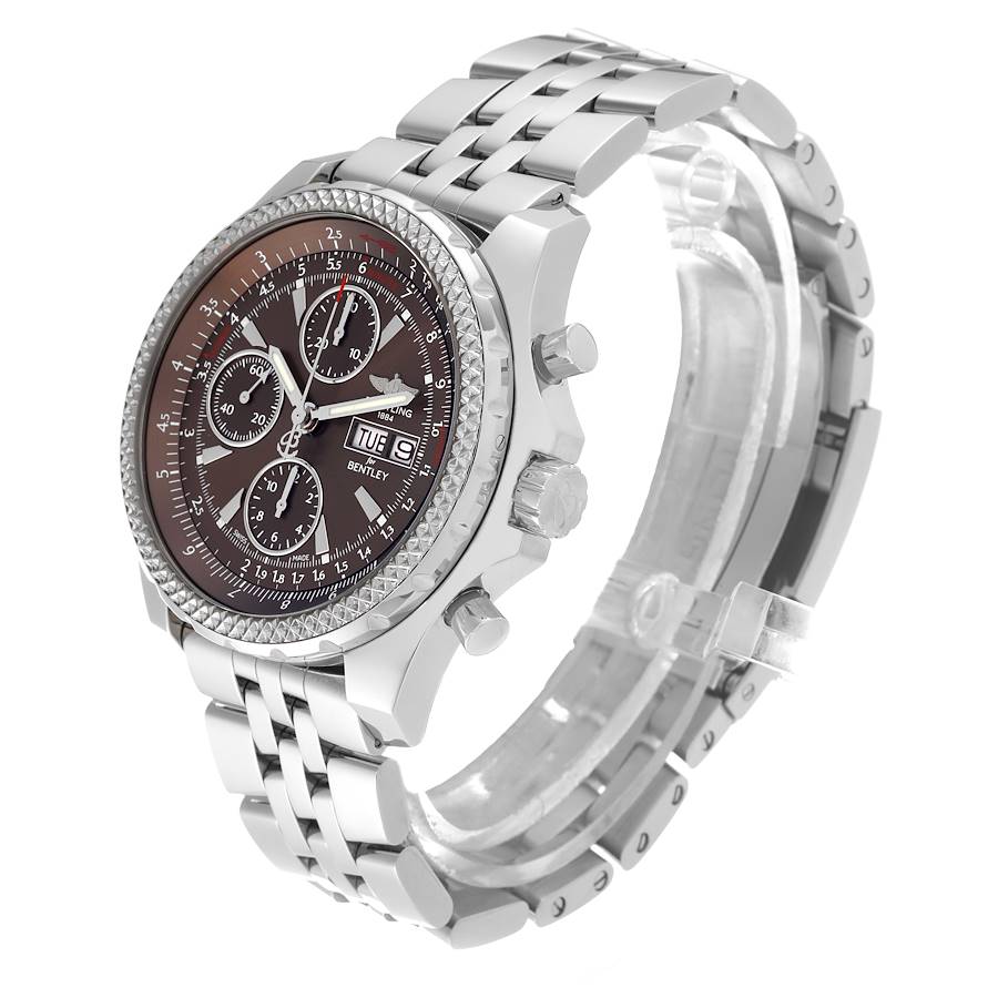 Breitling Bentley Motors GT Special Edition Bronze Dial Steel Mens Watch A13362