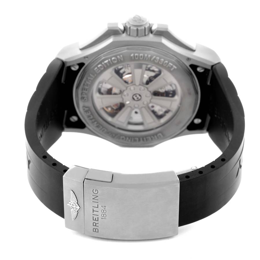 Breitling Bentley GMT Light Body Grey Dial Titanium Mens Watch EB0432