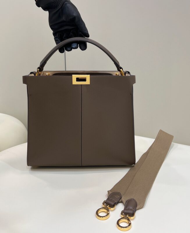 Replica Fendi Peekaboo X Lite Brown