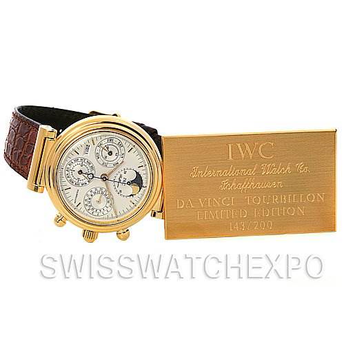 Iwc Da Vinci Tourbillon Iw375203 Limited Edition 143/200