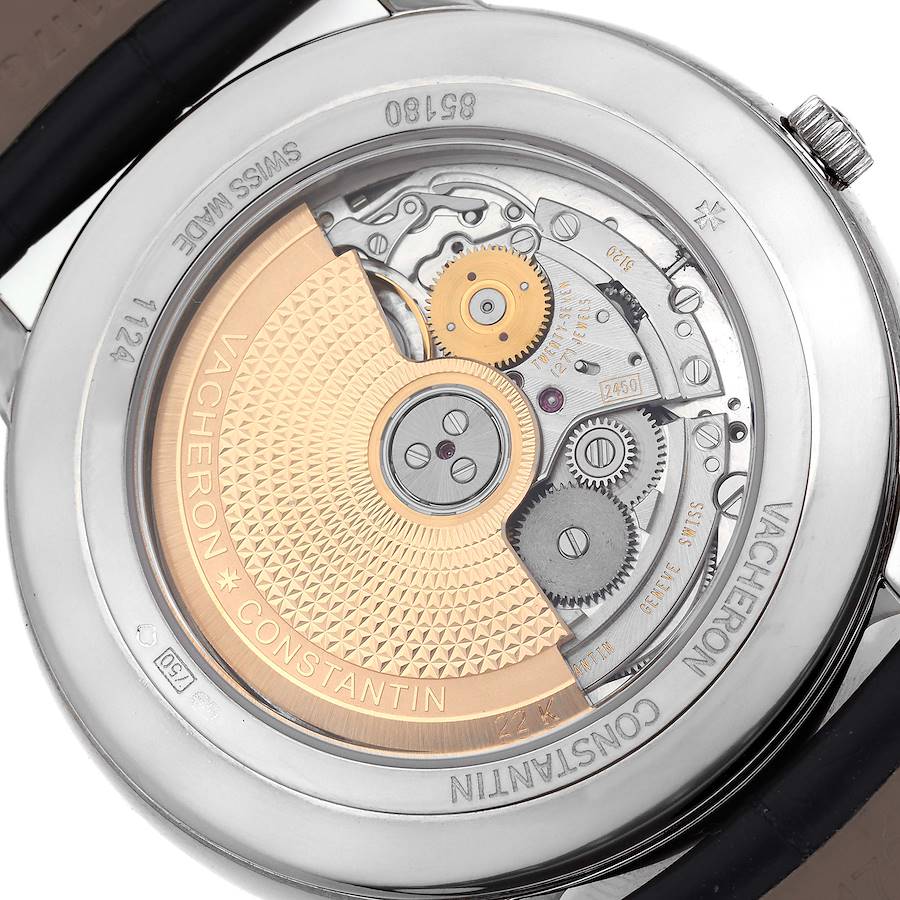 Vacheron Constantin Patrimony 40mm White Gold Mens Watch 85180