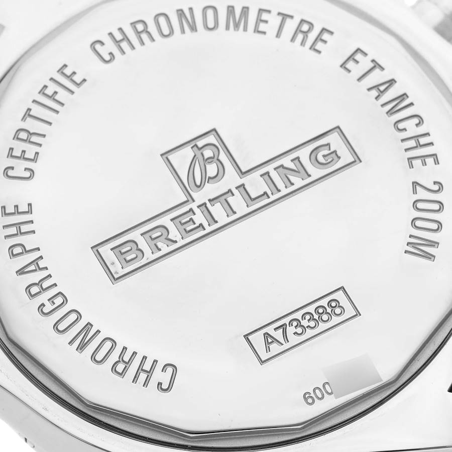 Breitling Colt Chronograph Blue Subdials Steel Mens Watch A73388