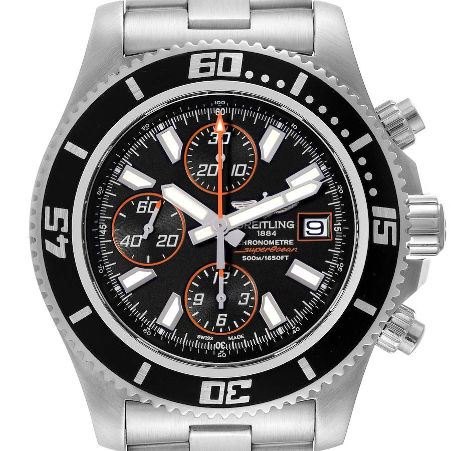 Breitling SuperOcean Chronograph II Orange Abyss Dial Watch A13341