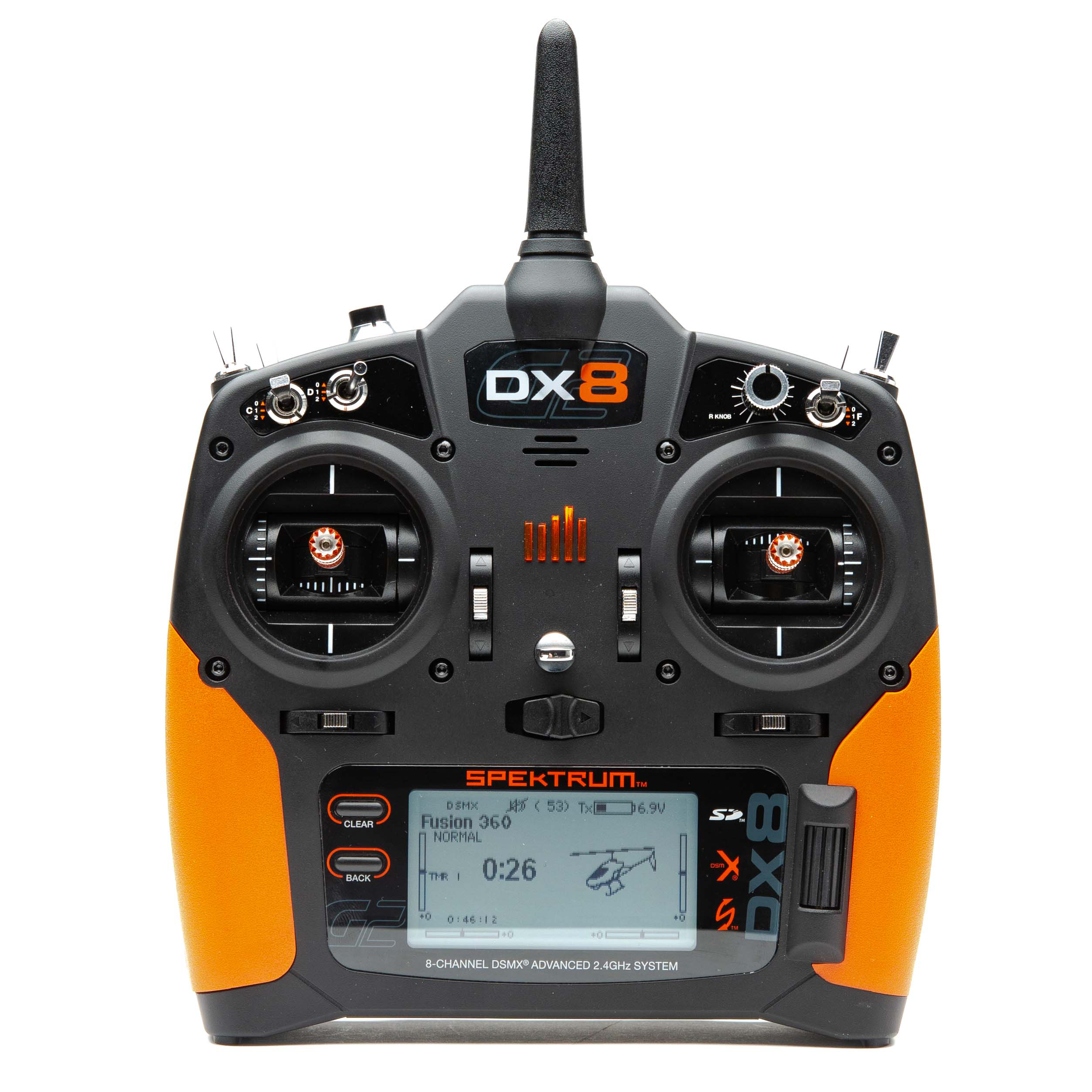 Orange Grip Set with Tape: DX6 G2/3, DX8 G2