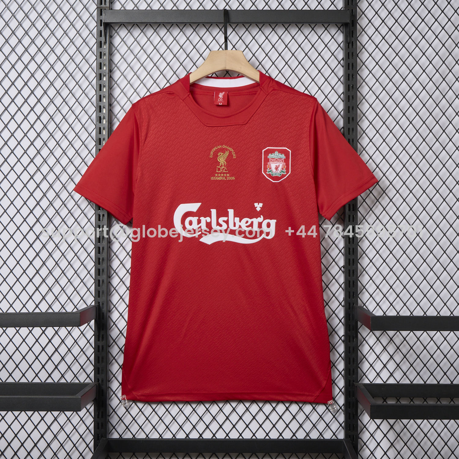 Liver.pool 25-26 Istanbul 2005 Anniversary Red Jersey - Fans Version
