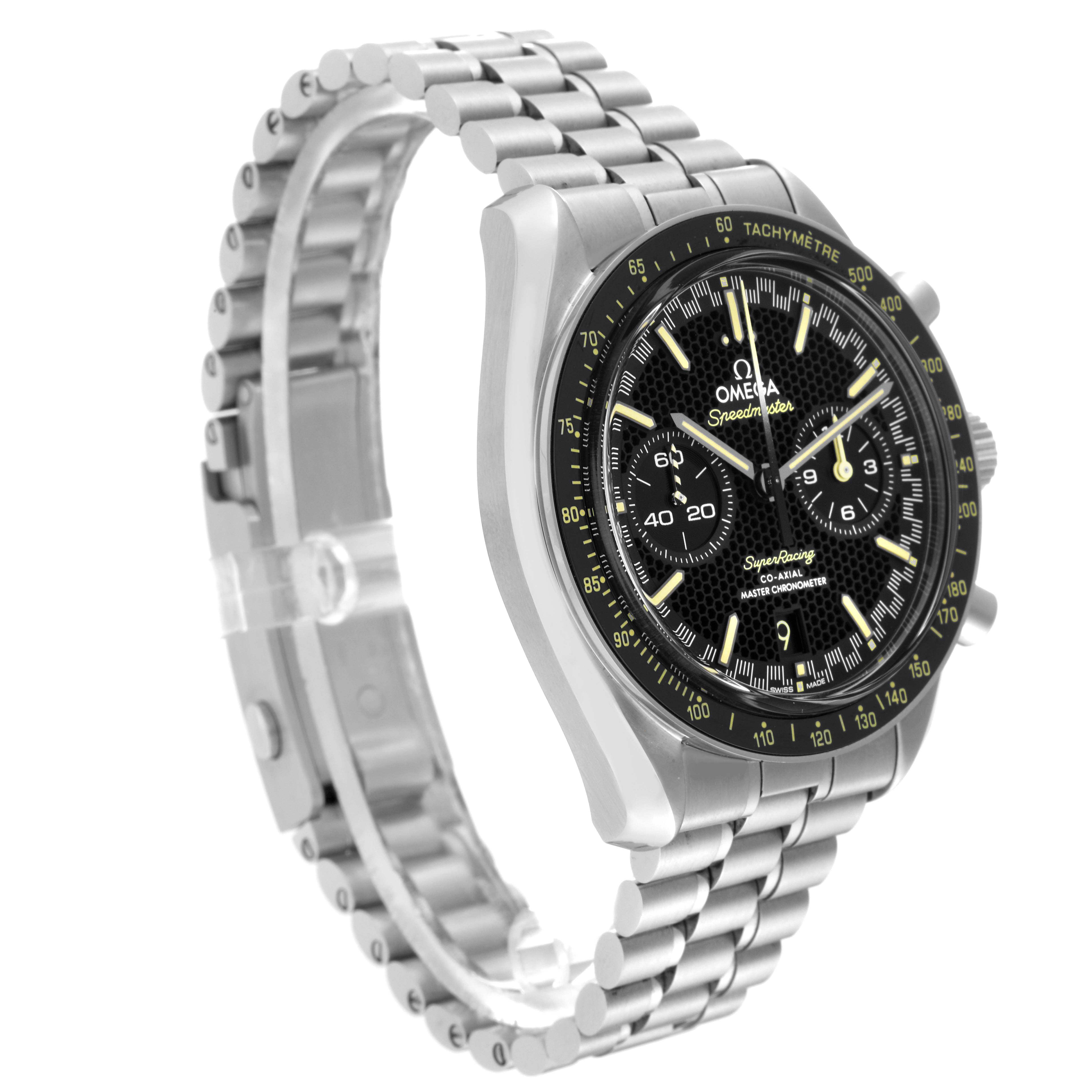 Omega Speedmaster Super Racing Steel Mens Watch 44.25 MM 329.30.44.51.01.003