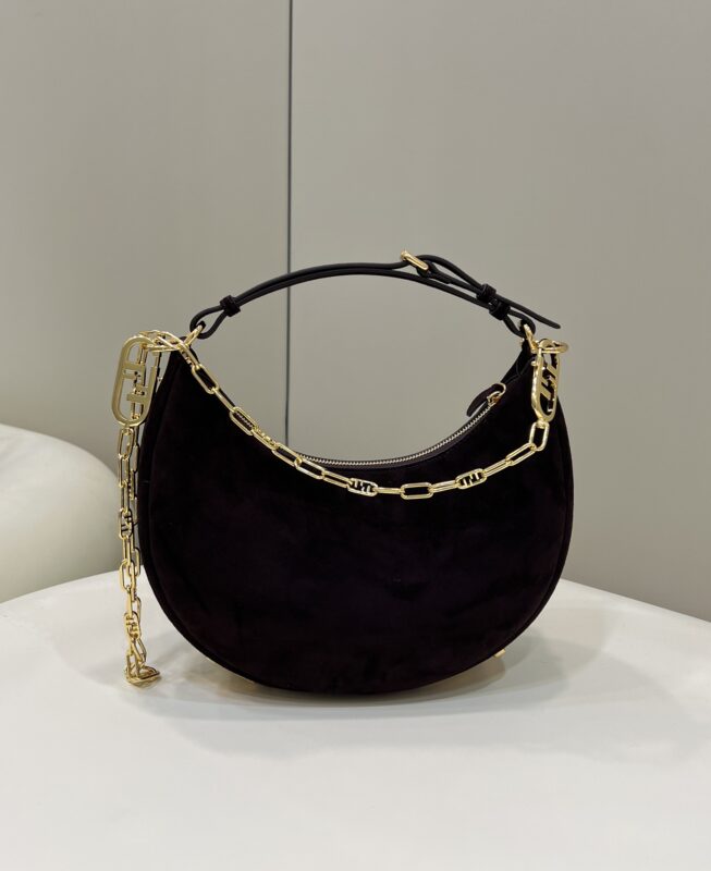 Replica Fendi Fendigraphy Large Black Velvet