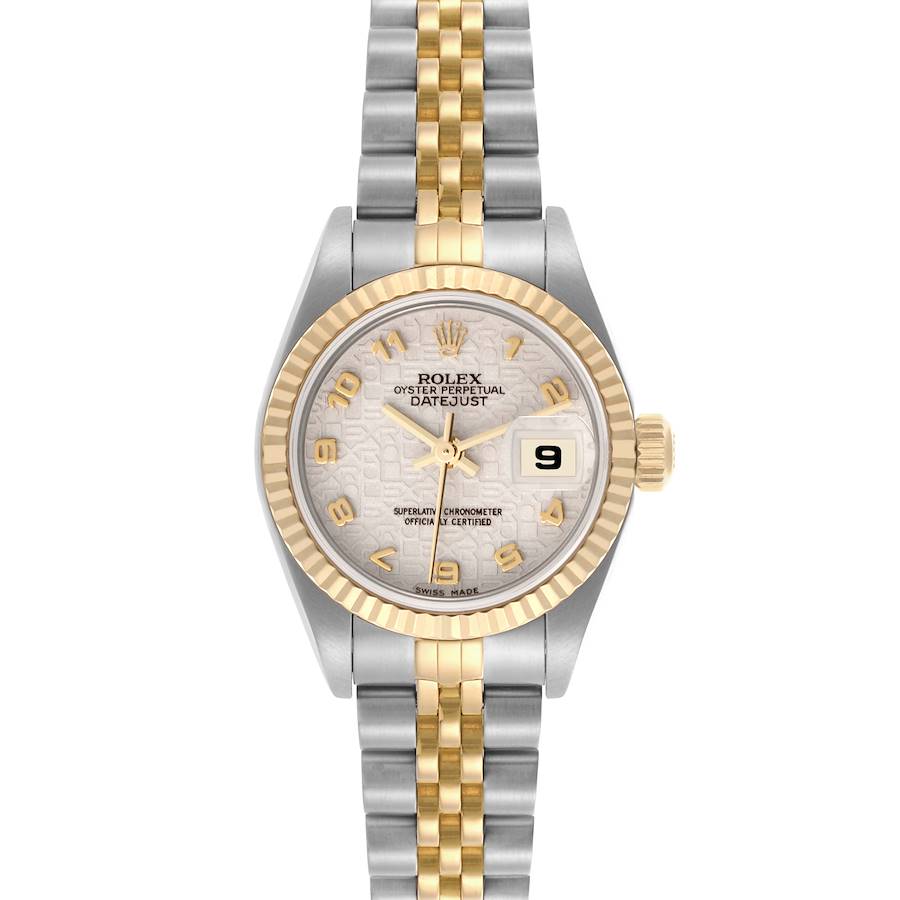 Rolex Datejust Steel Yellow Gold Ivory Anniversary Dial Ladies Watch 79173