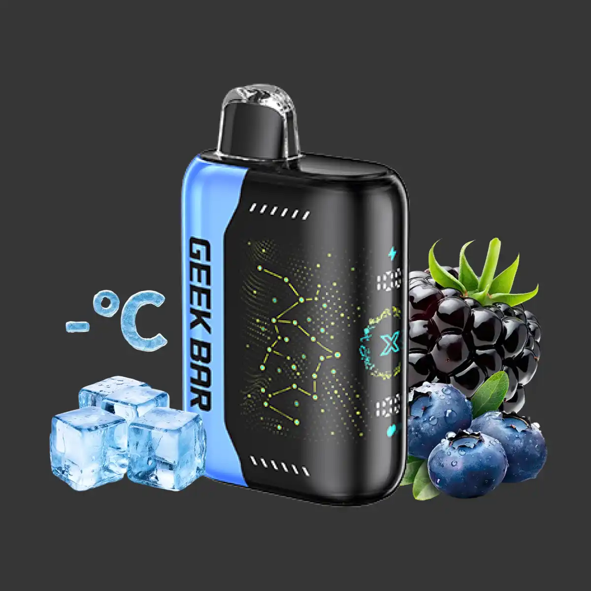 Blackberry Blueberry GEEK BAR Pulse X 25K Disposable Vape