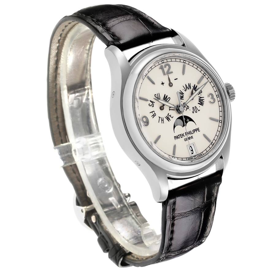 Patek Philippe Complications Annual Calendar White Gold Mens Watch 5146G