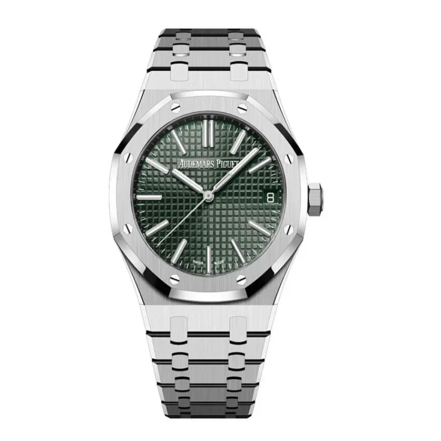 AP Royal Oak Green Dial 15510ST Super Clone