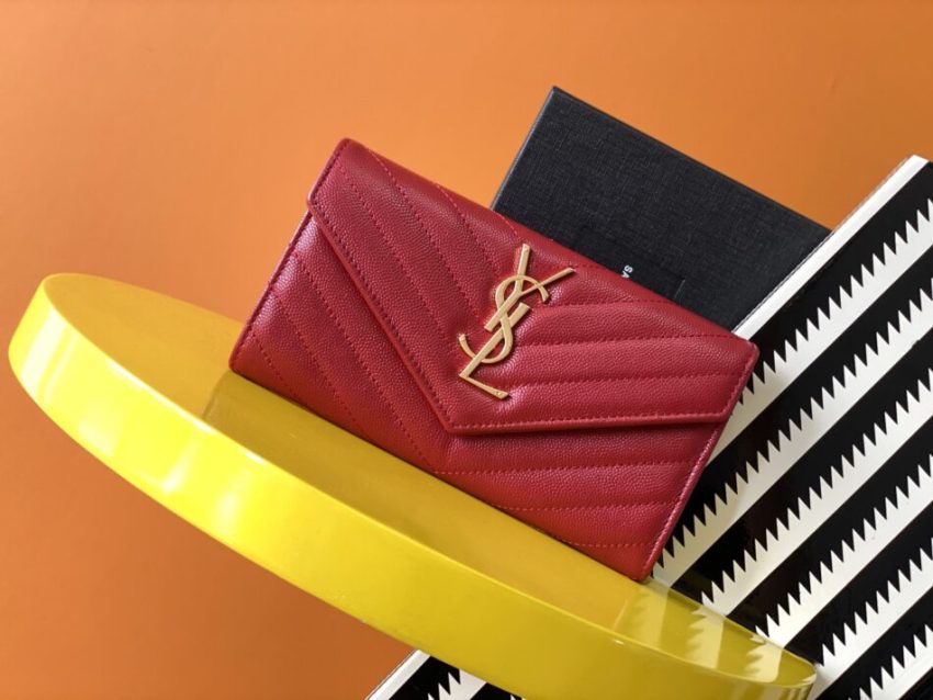 Yves Saint Laurent Large Flap Wallet