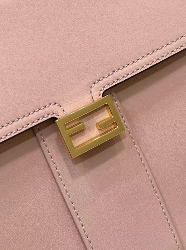 Replica Fendi Peekaboo With Patch Pocket Pink