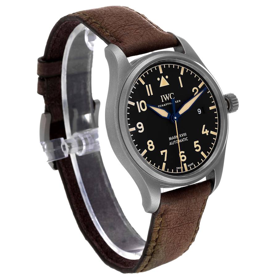 IWC Pilot Mark XVIII Heritage Titanium Mens Watch IW327006