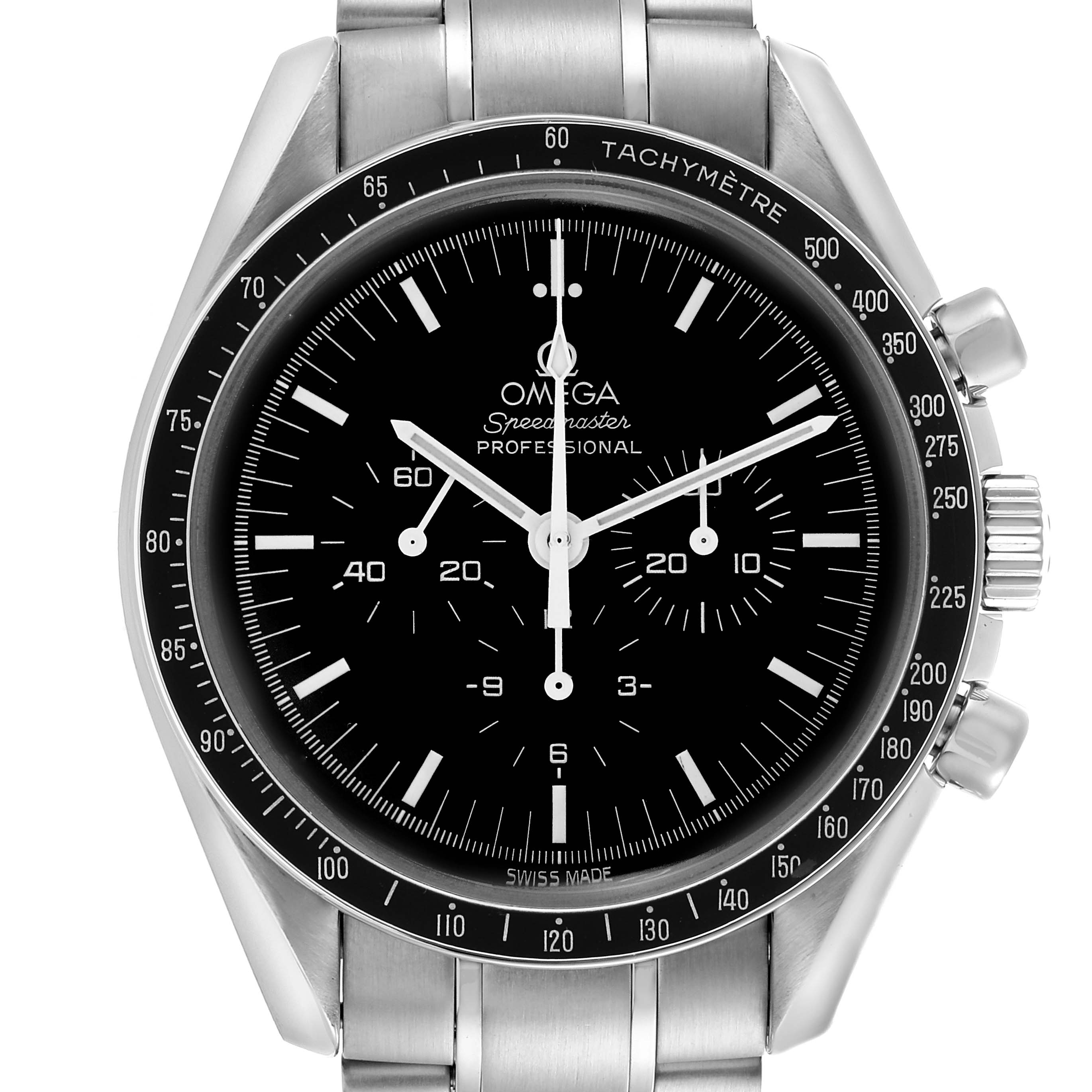 Omega Speedmaster Moonwatch Hesalite Steel Mens Watch 42.0 MM 3572.50.00