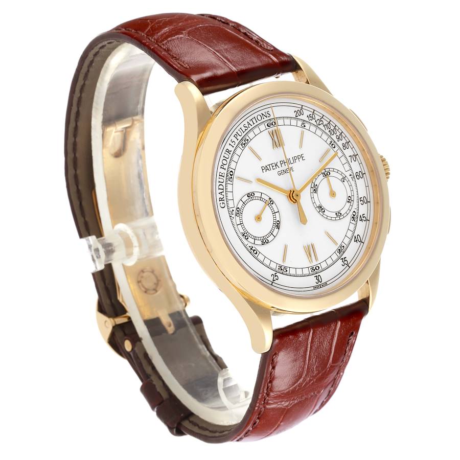 Patek Philippe Complications Chronograph Yellow Gold Mens Watch 5170