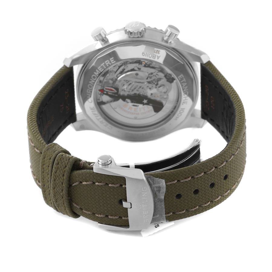 Breitling Aviator 8 B01 Curtiss Warhawk Steel Mens Watch AB0119