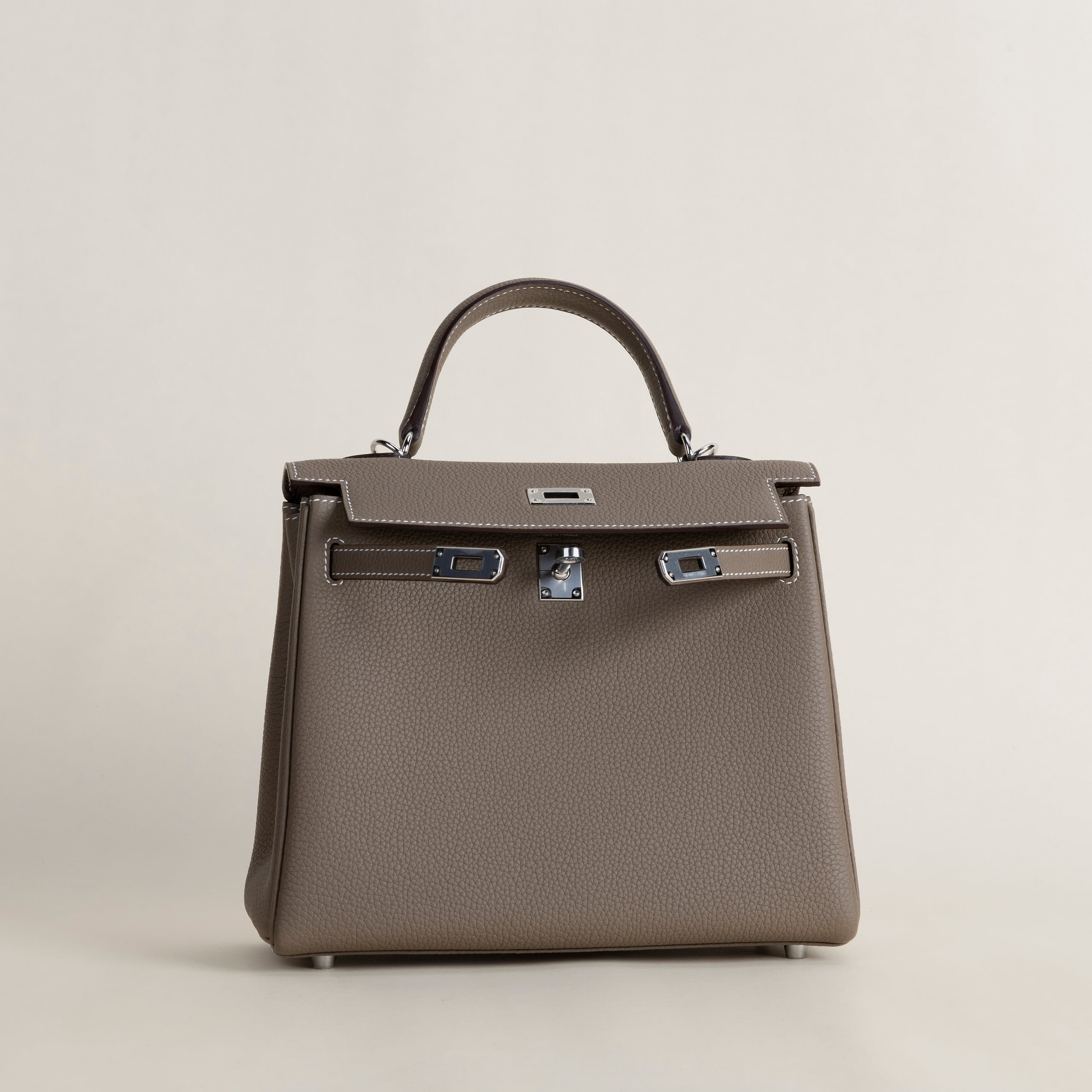 Kelly 25 togo etoupe PHW