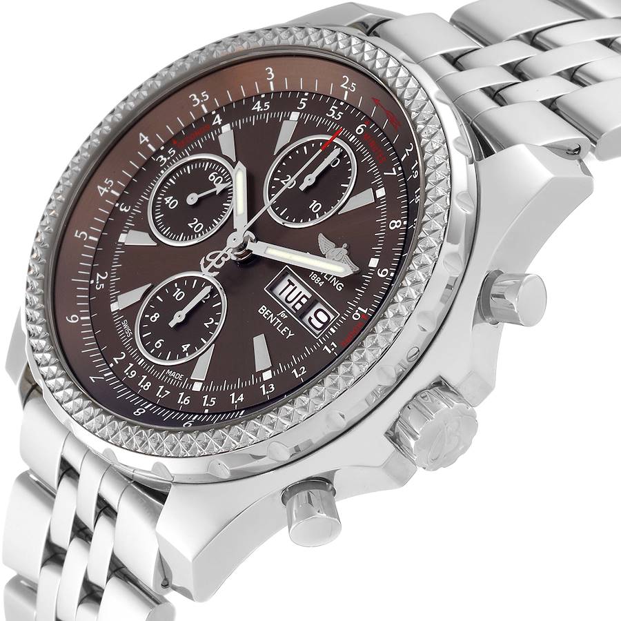 Breitling Bentley Motors GT Special Edition Bronze Dial Steel Mens Watch A13362