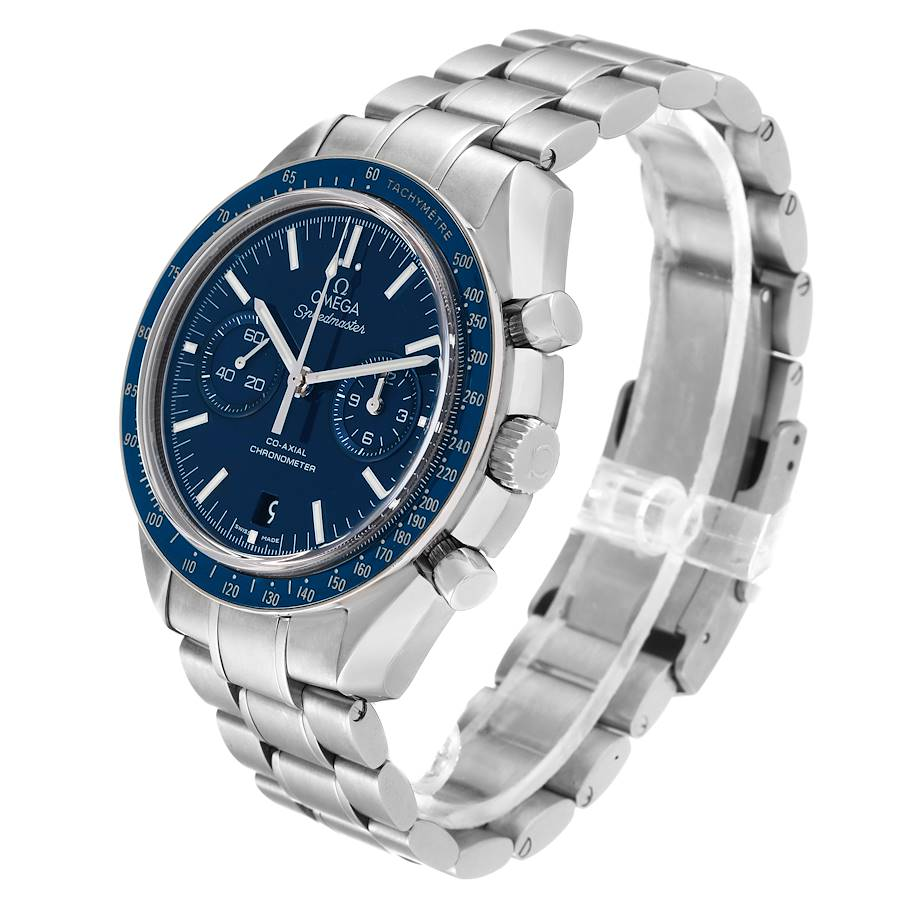 Omega Speedmaster Blue Dial Titanium Mens Watch 311.90.44.51.03.001