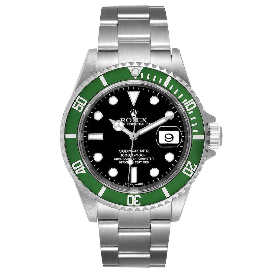 Rolex Submariner Hulk Bezel Steel Mens Watch 116610LV/116610LN