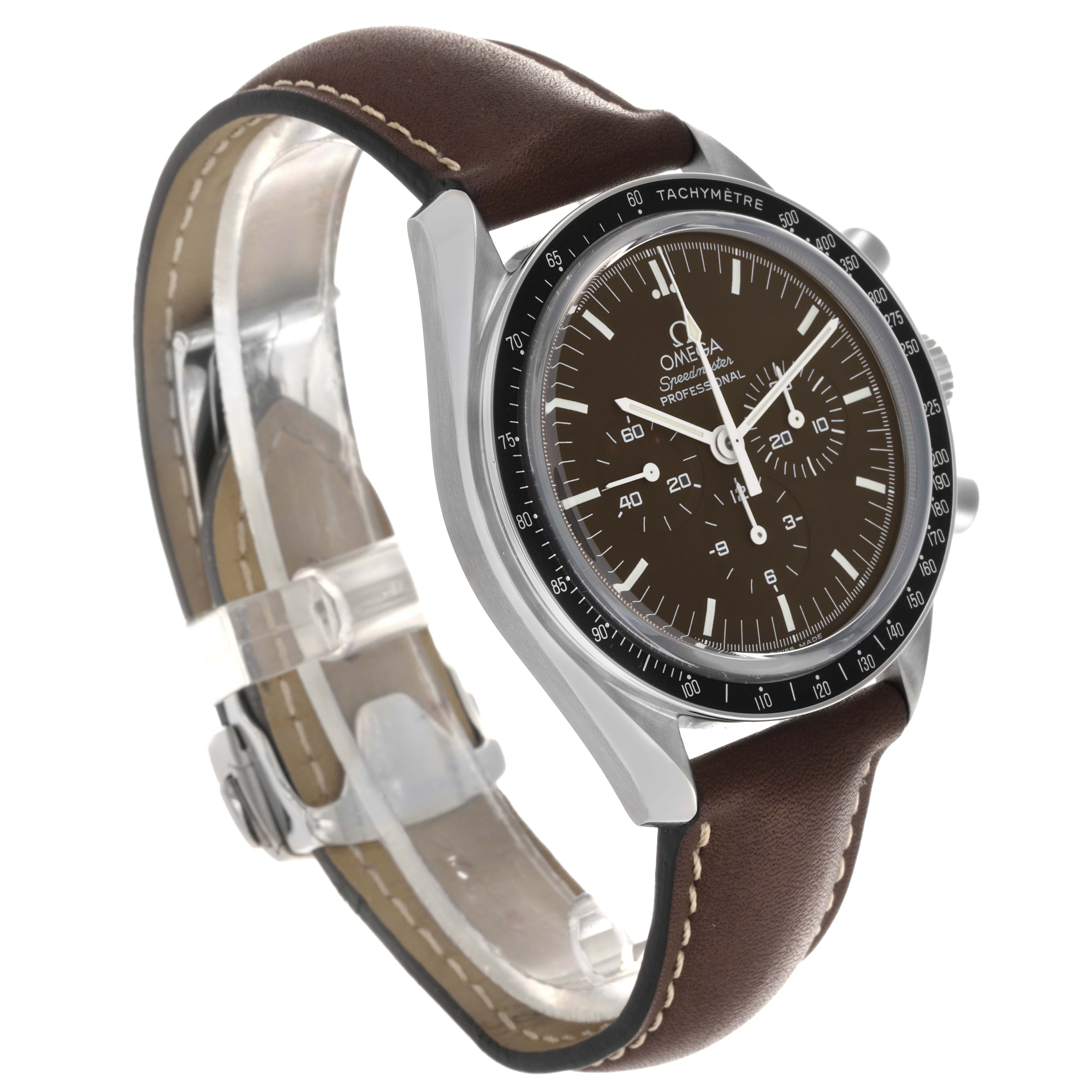 Omega Speedmaster Brown Dial Steel Mens Moon Watch 42.0 MM 311.32.42.30.13.001