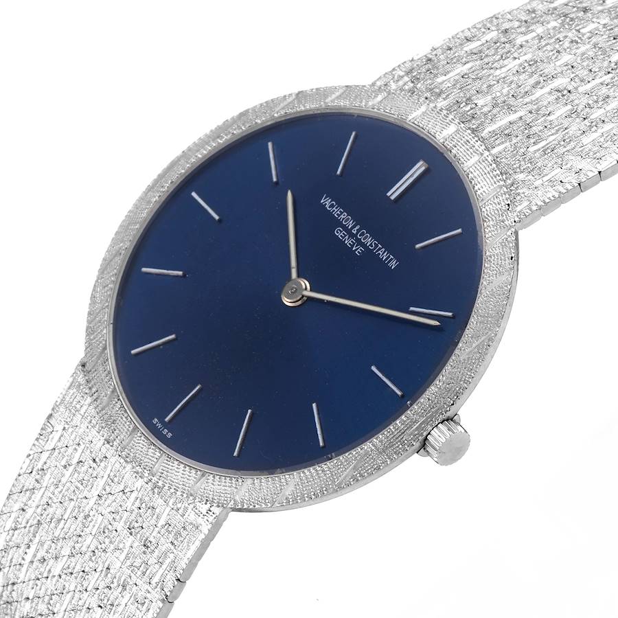 Vacheron Constantin Patrimony White Gold Vintage Mens Watch 6352