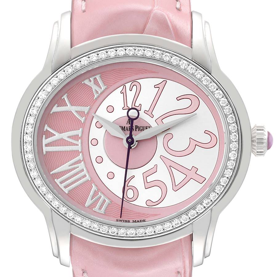 Audemars Piguet Millenary Steel Diamond Ladies Watch 77301ST