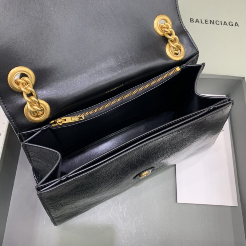 Replica Balenciaga Crush Large Black