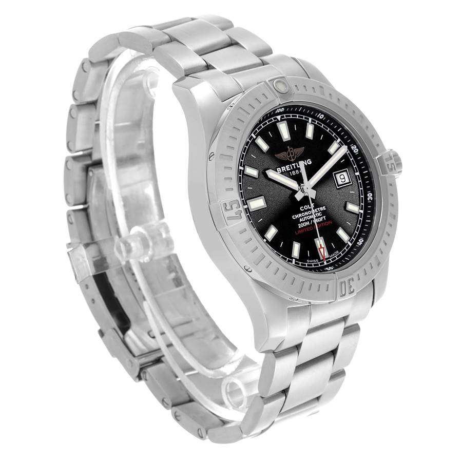 Breitling Colt Black Dial Automatic Steel Mens Watch A17388