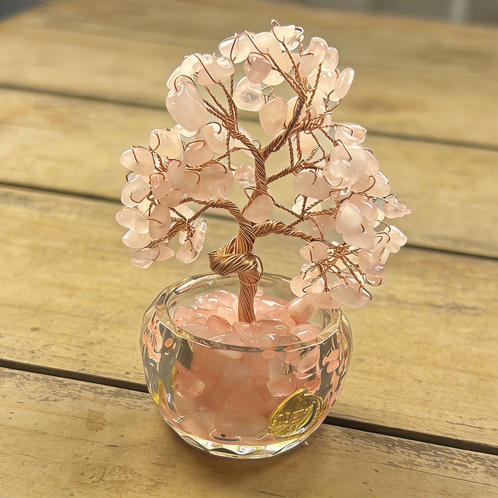 Rose Quartz Tree of Life: Attract Love, Heal the Heart & Manifest Harmony