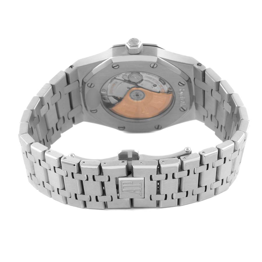Audemars Piguet Royal Oak Black Dial Steel Mens Watch 15300ST