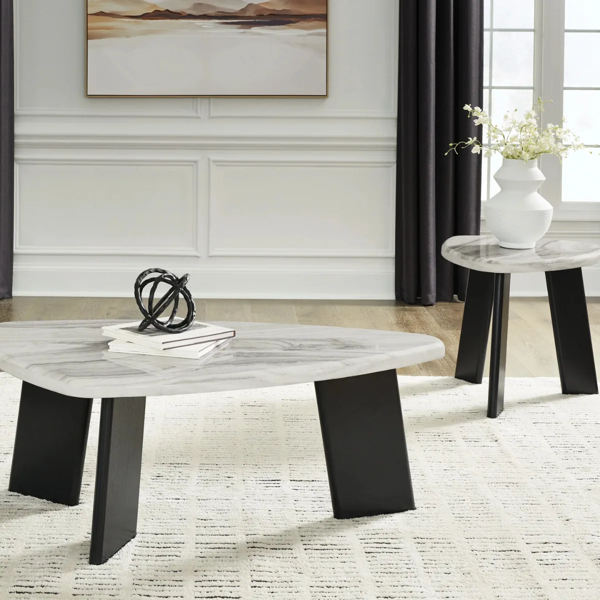 Modern Occasional Three Piece Table Set
