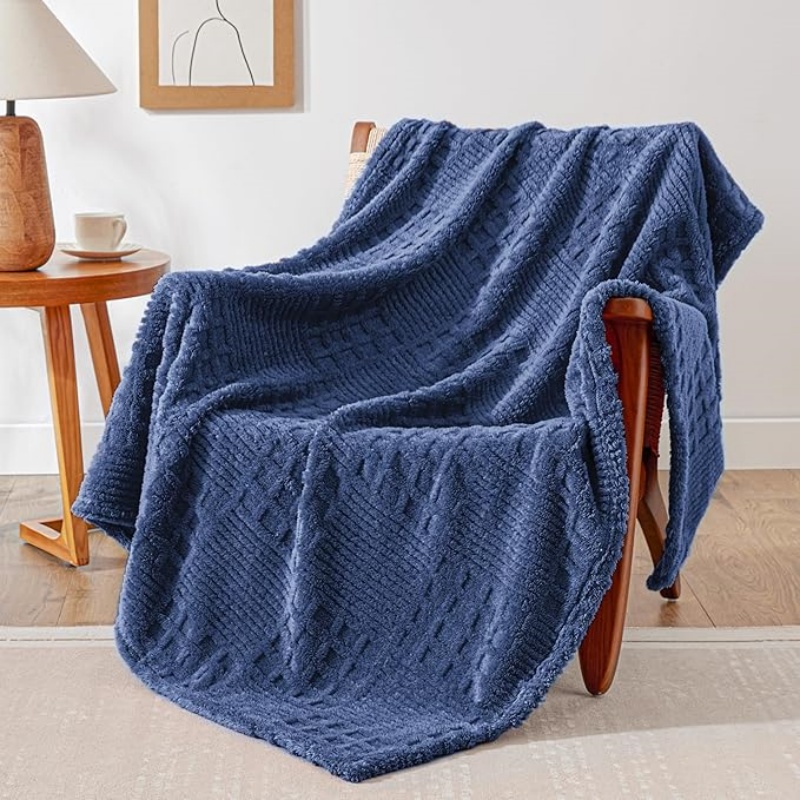 VELVETIER Fleece Throw Blanket for Couch or Bed