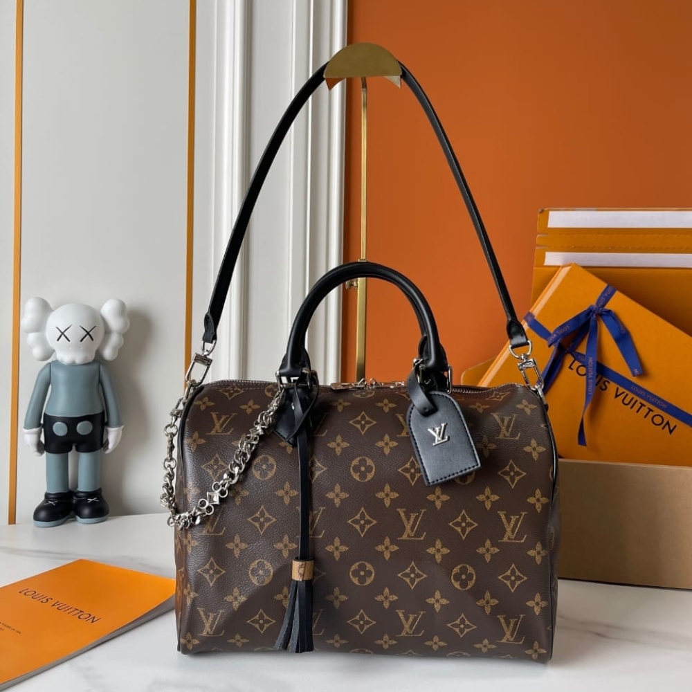 Louis Vuitton Speedy Soft 30 Dark Brown 30Cm M12243