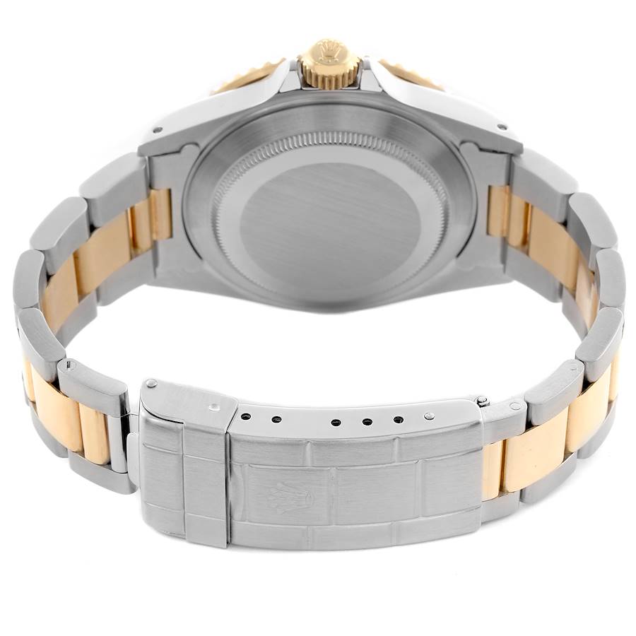 Rolex Submariner Steel Yellow Gold Black Dial Mens Watch 16613