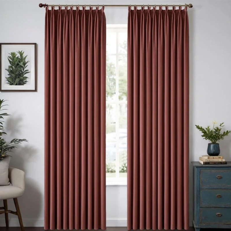 Custom Velvet Luxury Curtains  (2 Panels) - Pleated