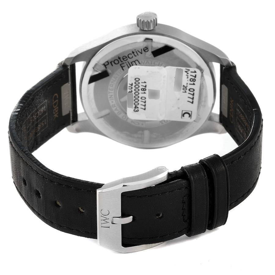 IWC Pilot Mark XX Black Dial Steel Mens Watch IW328201