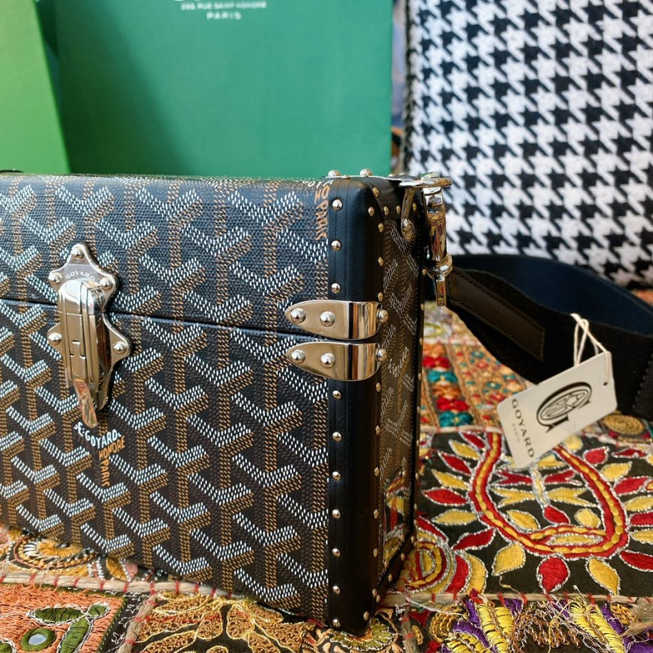 Goyard Cassette Trunk — Premium Mini Trunk Dupe