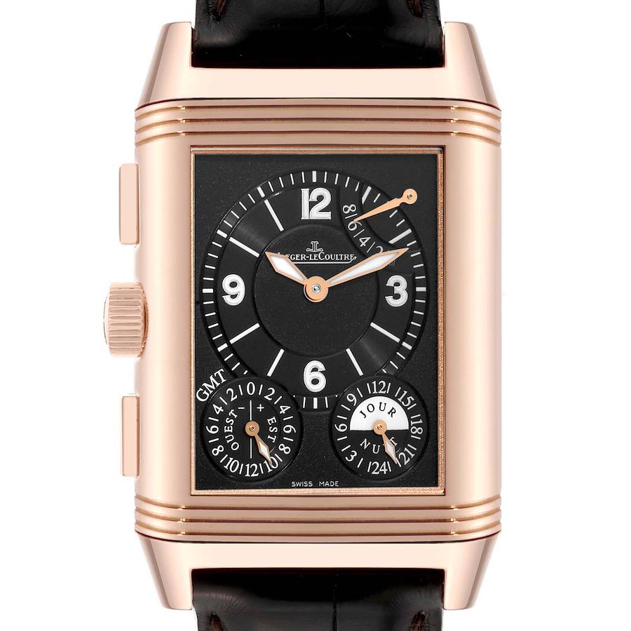Jaeger LeCoultre Reverso Grande GMT Rose Gold Mens Watch 240.2.18 Q3022420