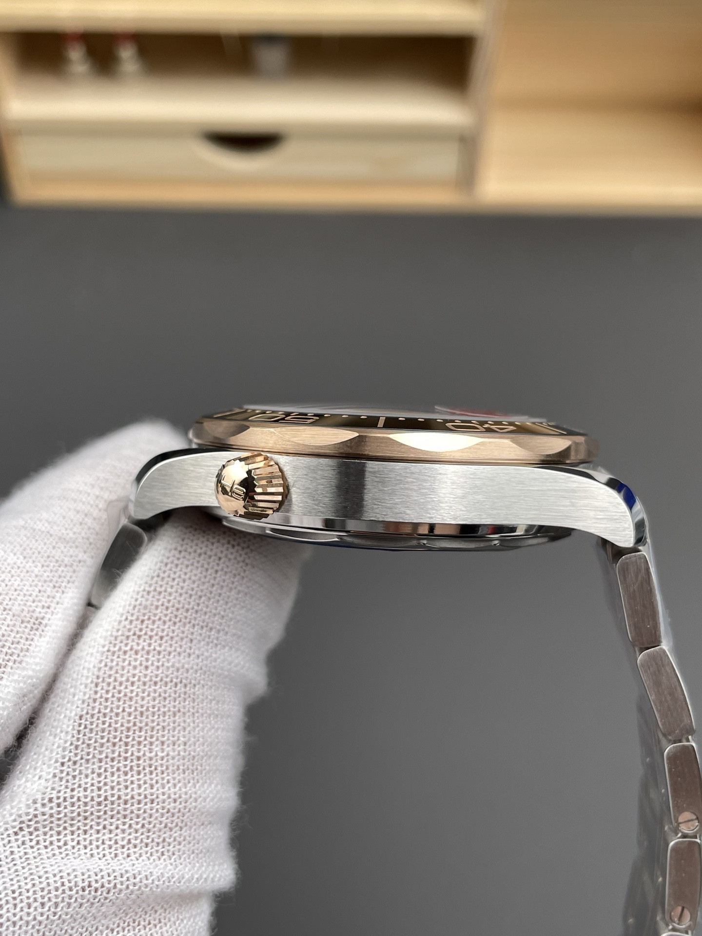 Seamaster 300 Two-Tone Rose Gold Black V4 Version