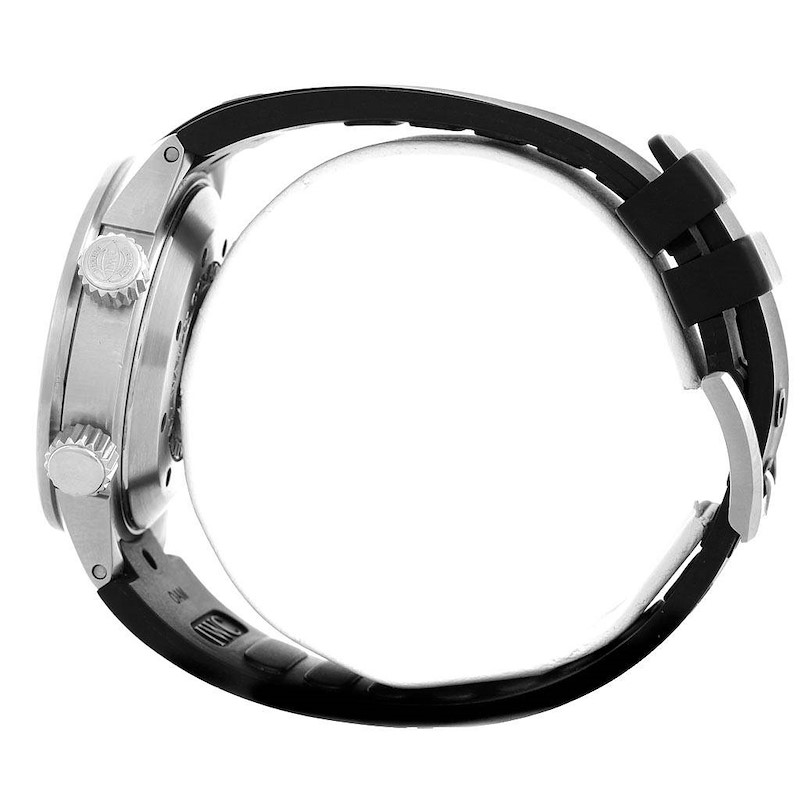IWC Aquatimer Black Dial Rubber Strap Mens Watch IW354807
