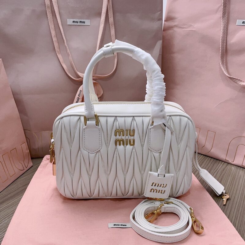 Replica Miu Miu Arcadie Medium White