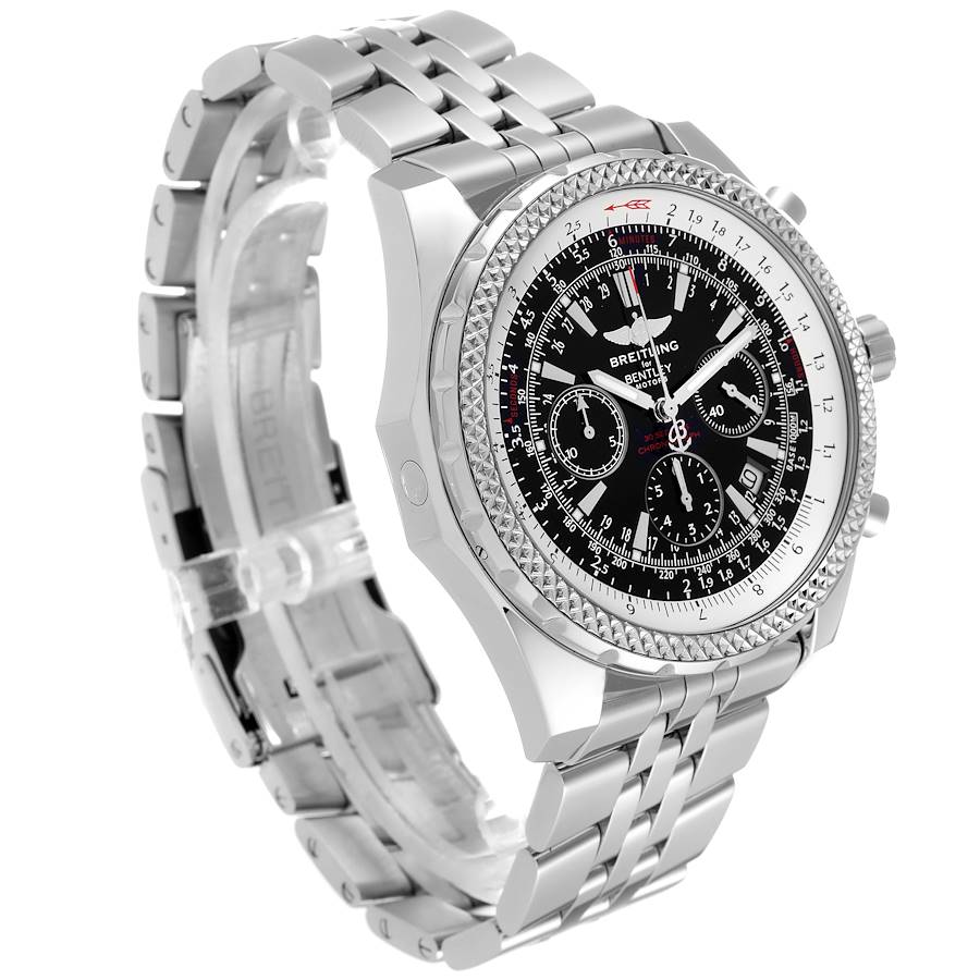 Breitling Bentley Motors Chronograph Steel Mens Watch A25362